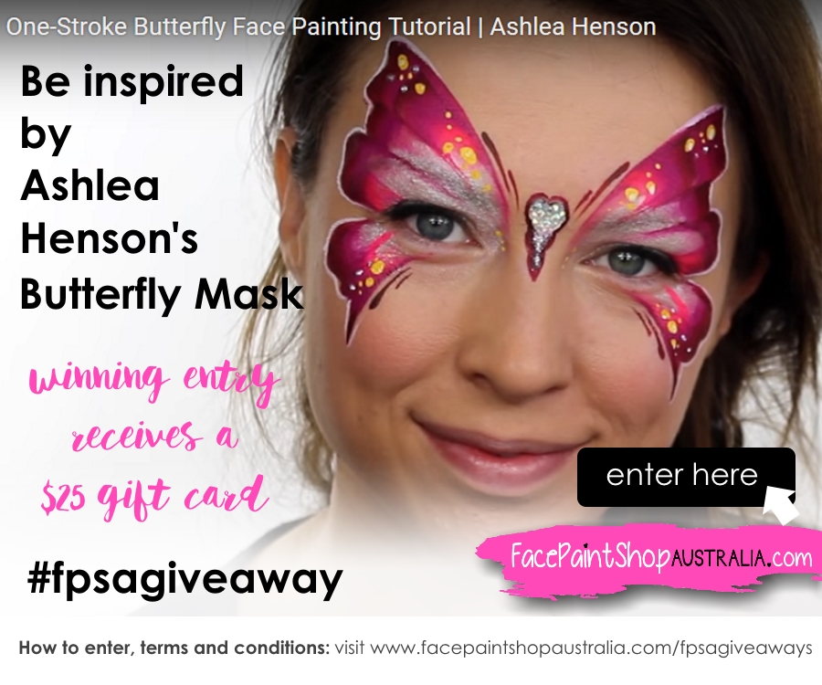 Theme of the Week: Butterfly Mask Face Paint - FPSA Giveways - Face ...